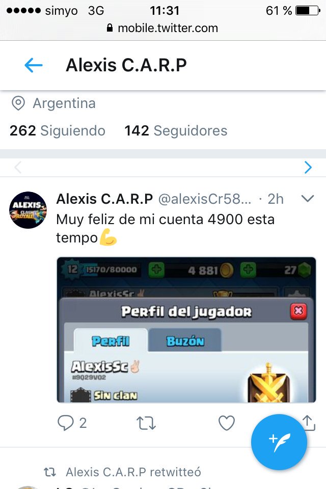 tigrilla_22's tweet photo. Hola a todos a mi amigo @Joselu_TsG le ha robado la cuenta este ser y además diciendo q es suya, por una vez el tag de Cr servirá de algo más q para GB y arena gg. Difundir esto para q se sepa la verdad, gente así no merece estar en esta comunidad.d https://t.co/O12YrqySDb
