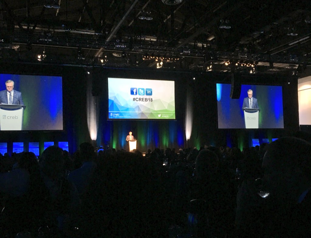 BILDCR's tweet photo. #CREB2018 Conference. Looking forward to an interesting day full of economic updates, marketing tips and selling techniques. #yyc #yycre https://t.co/RPI7oO1CvA
