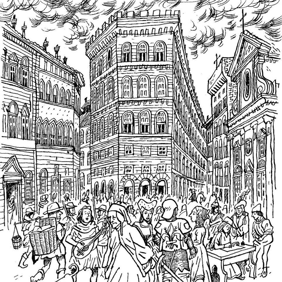 alfonsozapico's tweet photo. #firenze #dante #alighieri #librujula #drawing https://t.co/Q29c0iFNBG