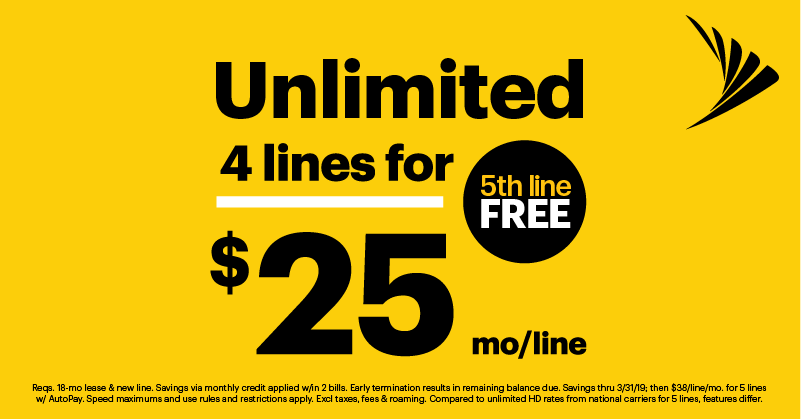 AWPCS's tweet photo. Make the smart choice &amp; switch to Sprint. Get the BEST price for Unlimited + 50% off Sprint Flex Lease for new Samsung phones. https://t.co/XzmFykU6H8
