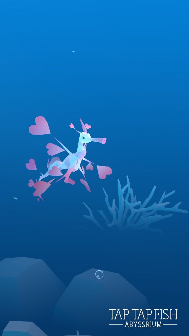 Zavataris's tweet photo. My Heart Seadragon:) 
#taptapfish
Download: https://t.co/TwPpQgnRGu https://t.co/KAdOVCG6Zb