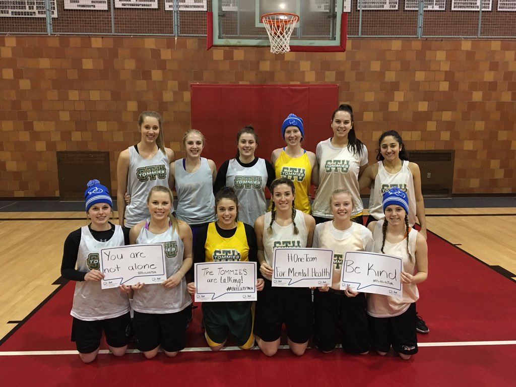 TommiesSTU's tweet photo. #BellLetsTalk
#BeKind
#JoinTheConversation 
@STUWBB https://t.co/itwqUl7tI2