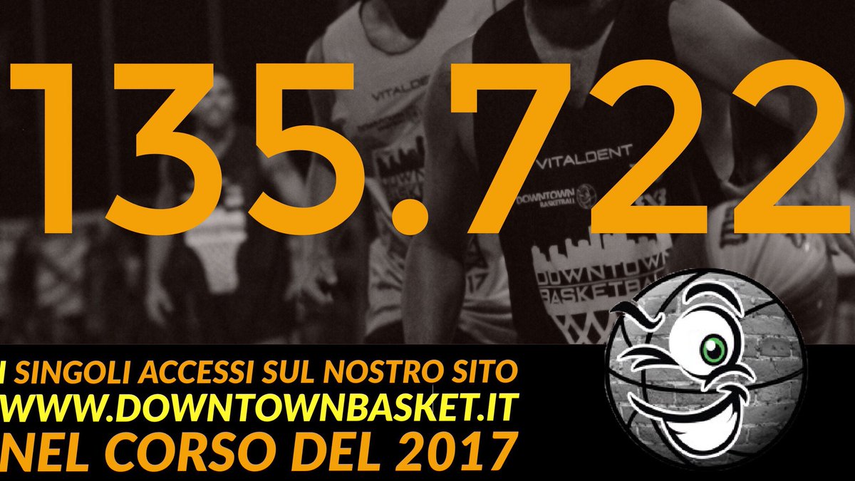 Sono stati 135.722 i singoli accessi sul sito downtownbasket.it nel 2017🏀🏀🏀
#DTB #makehistory #Fisb #Fip #3x3Italia #numeri #curiosità
