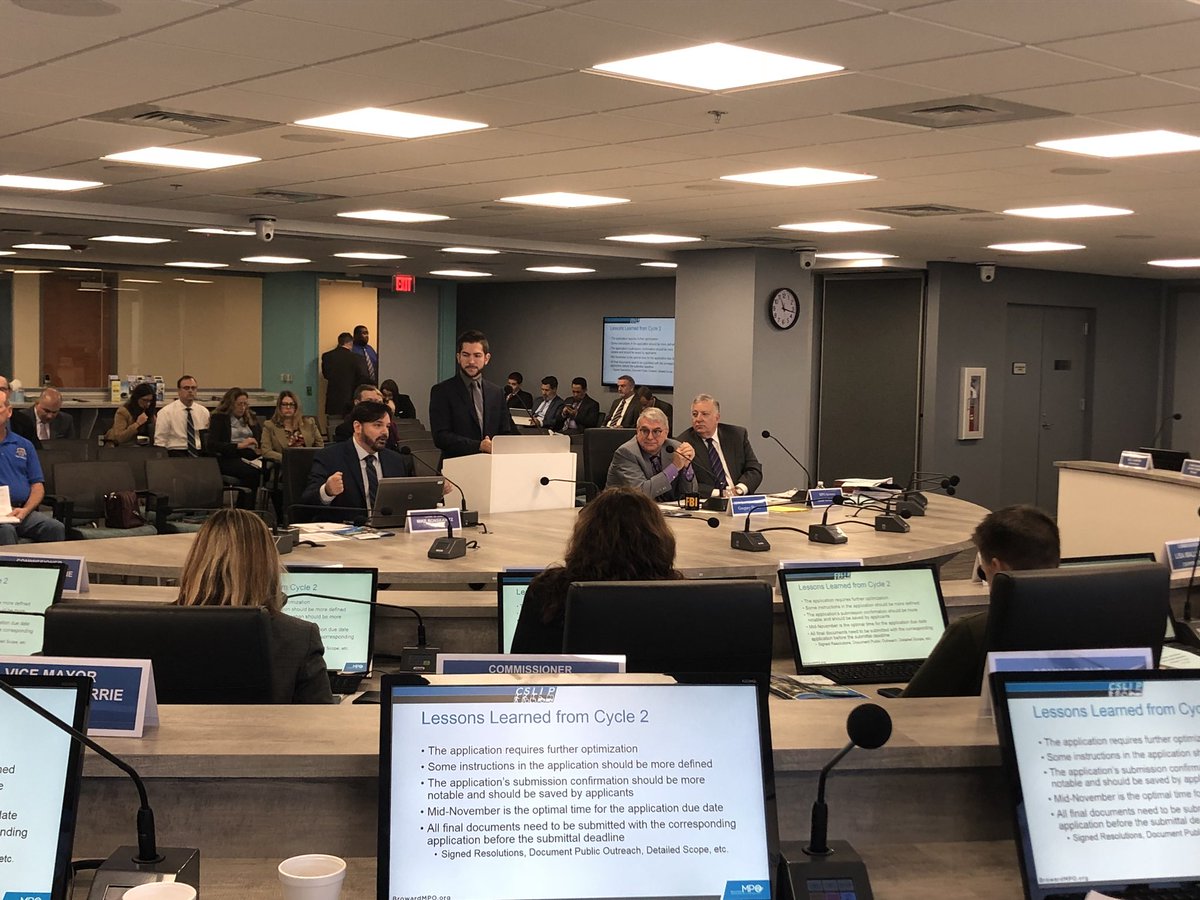 SpeakUp_Broward's tweet photo. Presentation on #CSLIP going on now. Did your City apply? Find more about Round 2 &amp; upcoming Round 3 here: https://t.co/gMFCS1Hlcm https://t.co/bMcSVZbjYJ