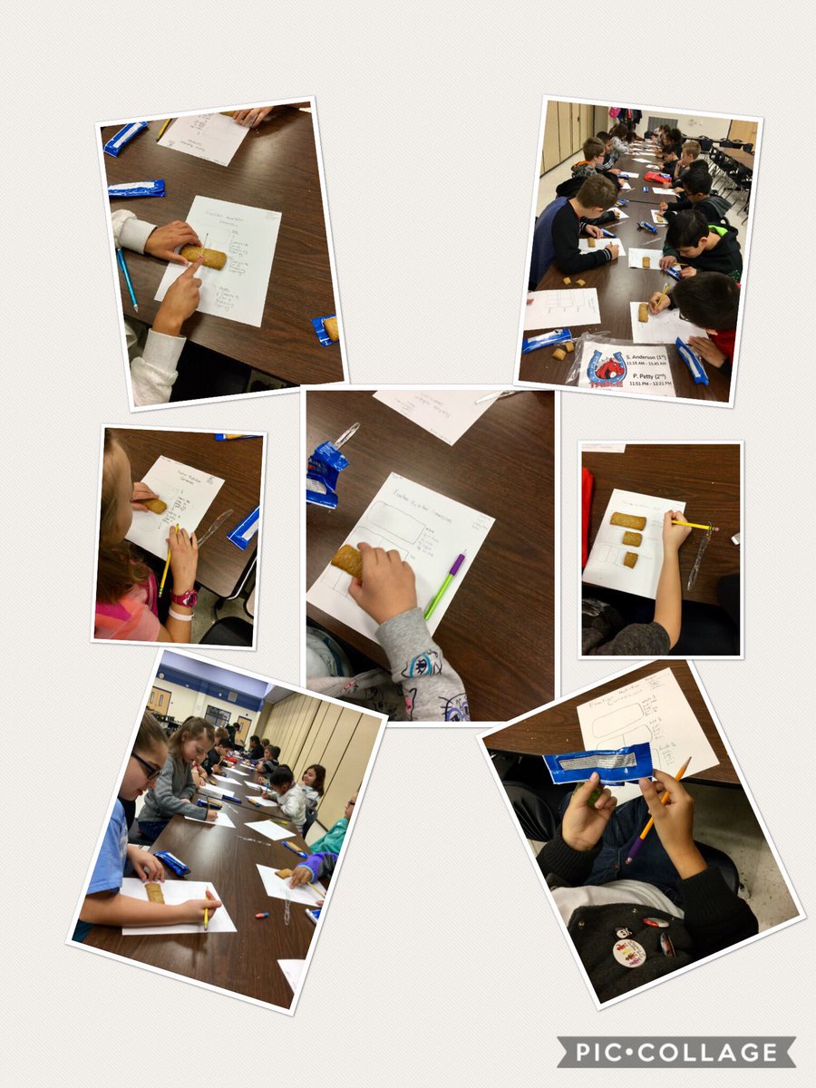 2_2garcia's tweet photo. 4th grade MIT group @NISDFranklinES @NISD fractioning out cereal bars and converting their nutrition facts. #kfestrong #kfeinspired https://t.co/tL3ImqAMsC