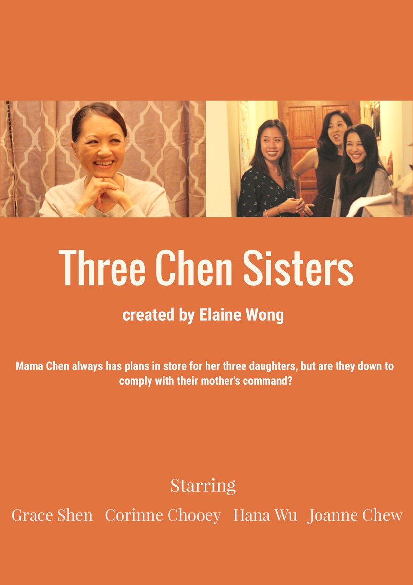 joannejchew's tweet photo. First 3 episodes of #ThreeChenSisters #陈氏三姐妹 is screening at @alhambralibrary February 7th! Find us on #Facebook for all the details. Hope to see you there!
#WomenInFilm #MotherDaughter #AsianAmerican #Webseries #Comedy #Diversity #AlhambraLibrary #AsAmCreatorRollCall https://t.co/JFdjoyTYmv