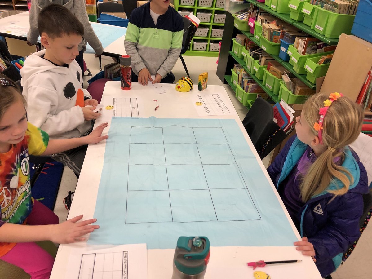 moorelgm's tweet photo. Using bee bots to solve multiplication problems and coding @wootenmd_wooten @cvanscoyoc #donald_ES #LISDthrive https://t.co/R7tT13CqpC