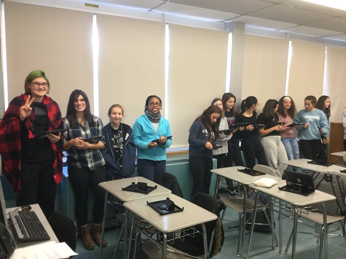 dsmithela's tweet photo. The students sing the song “America” from West Side Story as part of our Immigration Unit.  The girls sing the girls’ perspective and on the other side of the room the boys sing the boys’ perspective. Dancing is optional... https://t.co/ywVEgZbyjd