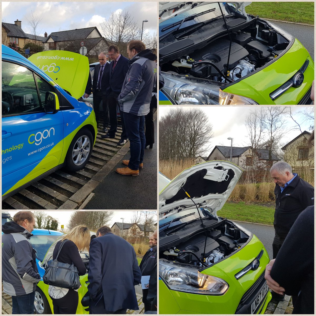 Demoing the ezero1 at <a href="/CornwallCouncil/">@cornwallcouncil</a> to show how #fleets can reduce #emissions and #savemoney on #fuel. Opening peoples eyes to how cost effectively #emissionreduction can be achieved.