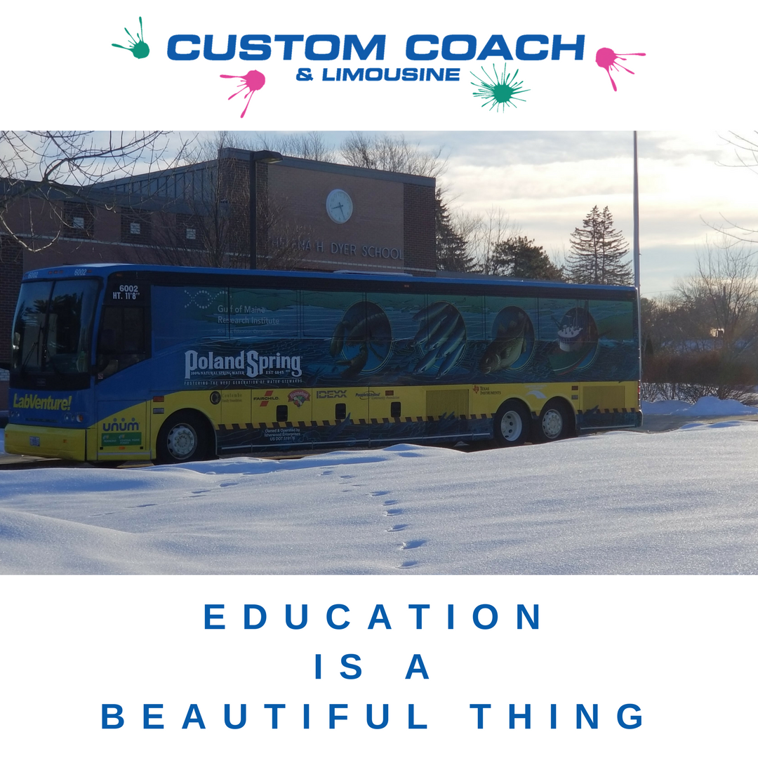 Custom_Coach's tweet photo. Education is a beautiful thing. We are proud to be a part of it. #education #students #studenttransportation #motorcoach #safety #customcoach #gmri #dyerschool #elementaryschool #kindergarden #maine #portlandmaine #southportland @GMRI @Dyerdragons https://t.co/ybi0c3O8qU