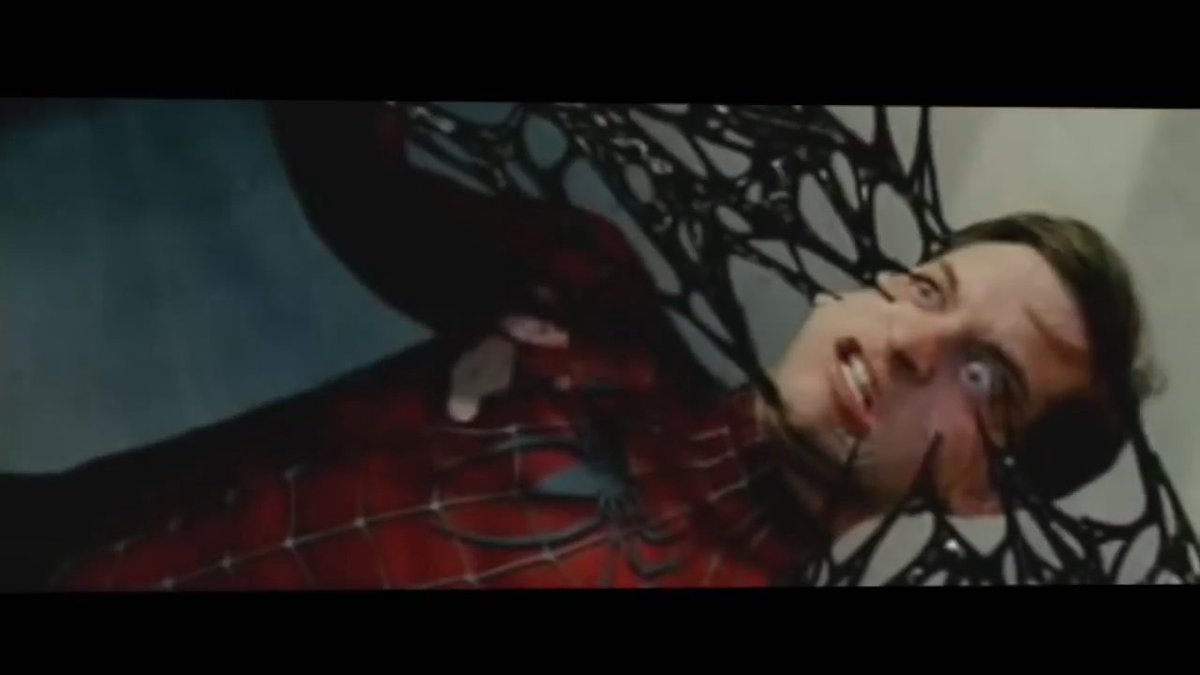 It seems at one point in the film, during the final battle, when Eddie is removed from the Symbiote, the Symbiote tries to reattach itself to Peter. This was seemingly cut.