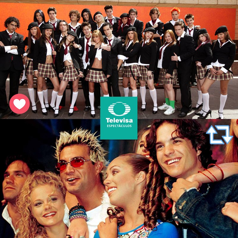 TvsEspectaculos's tweet photo. La verdad... ¿¡Cuál fue tu favorita!? #Rebelde #PrimerAmorAmilPorHora 🤗. https://t.co/th7fIq7smy