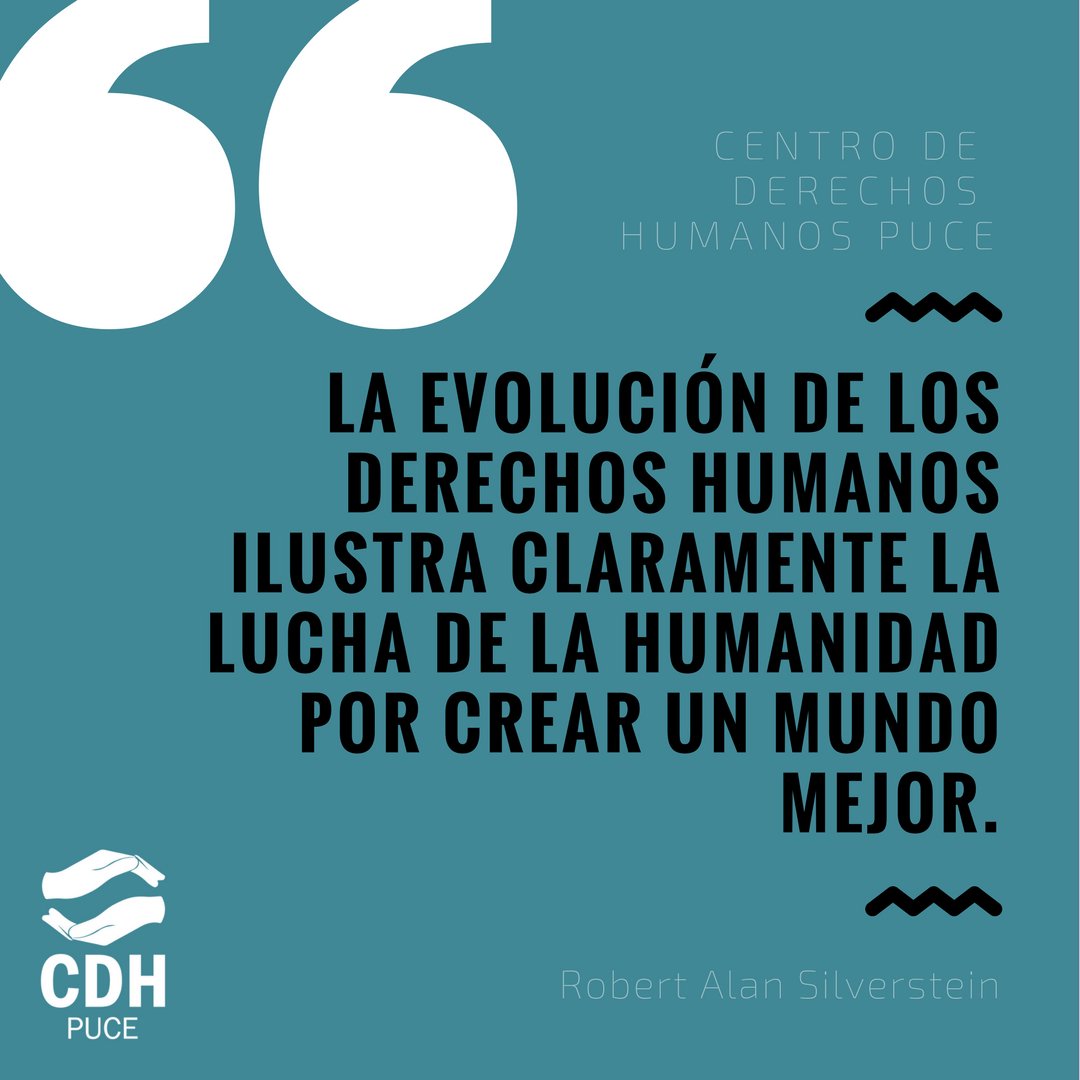 CDHPUCE's tweet photo. ¡Juntos por los derechos humanos!
#cdhpuce #puce #quoteoftheday https://t.co/8xJCDZZQhs