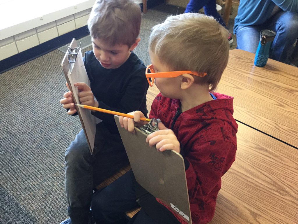 MsBottrell's tweet photo. We went on a letter hunt around our school. Our letter finding glasses helped us to spot the many letters around Southwood. Then we shared with our classmates which ones we saw! #seshsd #hsdlearns https://t.co/BzoWnwH2xV