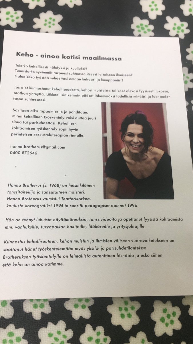 Tänään Naisten Aavassa aivan uuden äärellä. Keho ja mieli ovat yhtä - naiseus, oma itse, parisuhteen hyvinvointi ja intohimo voivat löytyä yllättävää reittiä. Kiitos tanssitaiteilija Hanna Brotherus. #kehollisuus #parisuhde #itsetuntemus