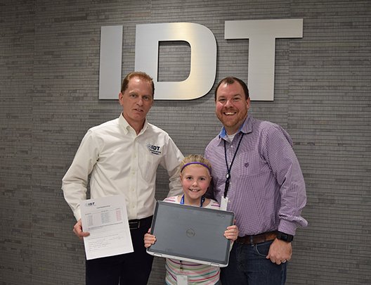 IDTusa's tweet photo. This week, IDT donated used laptops to Computer Equipment for Kids. This organization in Fairfax County, VA equips students to excel in all areas, including STEM, by providing much-needed computers. We are proud to partner with them! @mabartle #CEFK https://t.co/WEUCgFRcbD https://t.co/kIbKlkbdh5