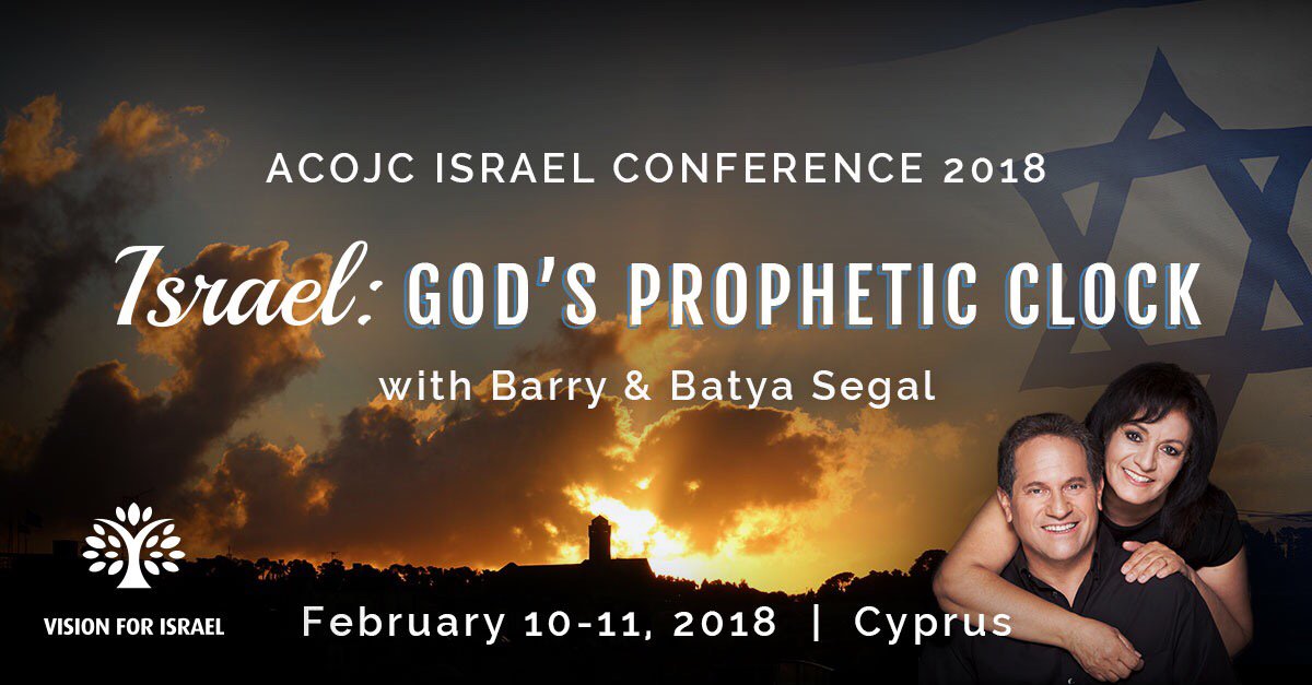 BarrySegalVFI's tweet image. Join #VFI founders Barry and Batya Segal at the 2018 #IsraelConference on February 10th and 11th. Registration is required; the last day to register is February 4th. Learn more about the event details here: ow.ly/v6BF50gjkXH