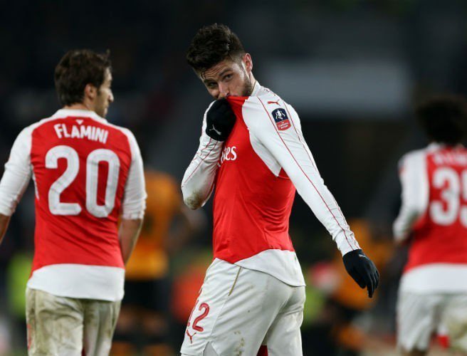 UberAFC's tweet photo. When it’s all said and done Olivier Giroud was a great servant to the club.

•In the Arsenal 💯 Club
•2 FA Cup Final Winning Assists
•250+ Appearances
•FIFA Puskas Award Winner
•North London Derby Winner ⚽️
•All round top guy 

Thank you, @_OlivierGiroud_!❤️

#NaNaNaa https://t.co/XYCwOdm1Yx