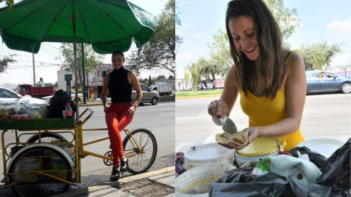 Galería 📸 Gracias a las redes sociales se dio a conocer a Nora Lilia  Aranda Solano, la orgullosa vendedora de tacos. De lunes a sábado se ubica  en la avenida Adolfo López