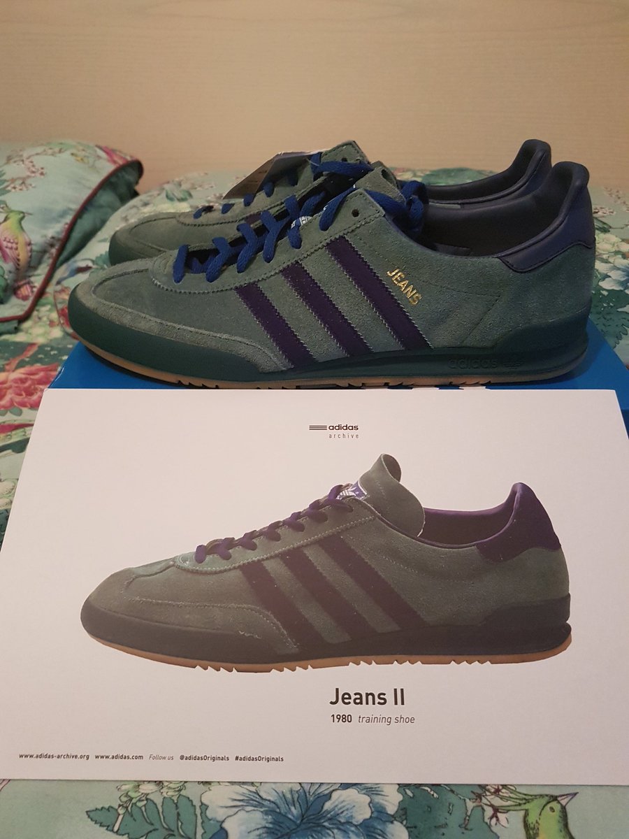 adidas jeans ii 1980 training shoe