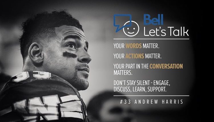 Repost from Elite Athlete  <a href="/andrewharris33/">Andrew Harris</a> 👌🏽 #BellLetsTaIk