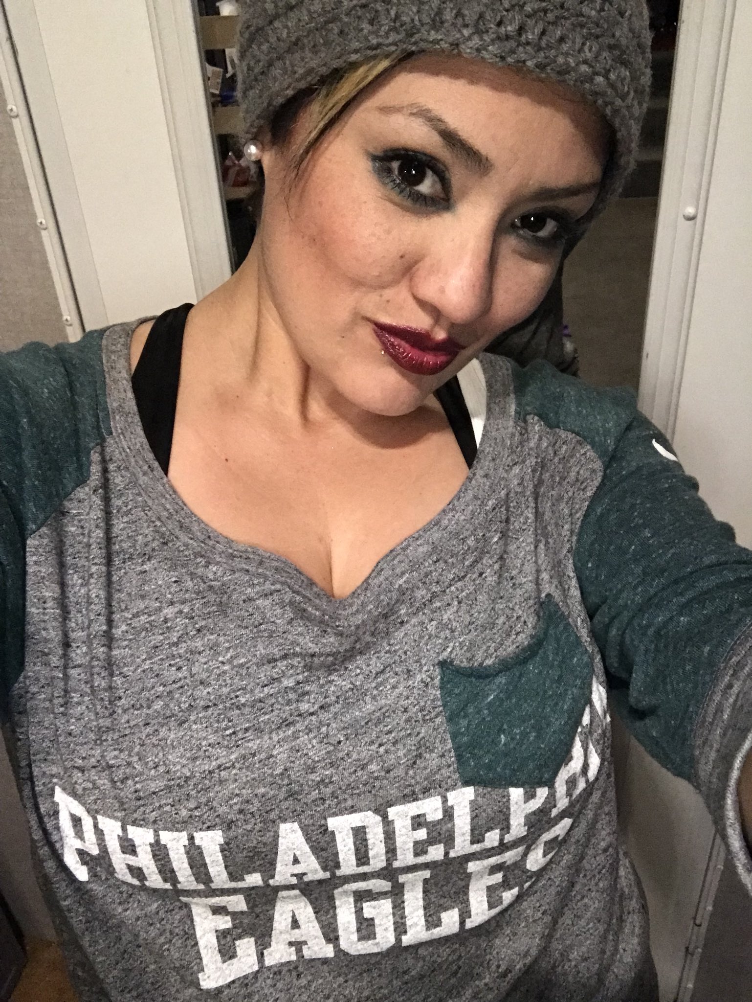 So excited for the big game this weekend🦅 #FlyEagelsFly @AvaDollXXX ❤️👉🏻 https://t.co/3EVTrDriMT