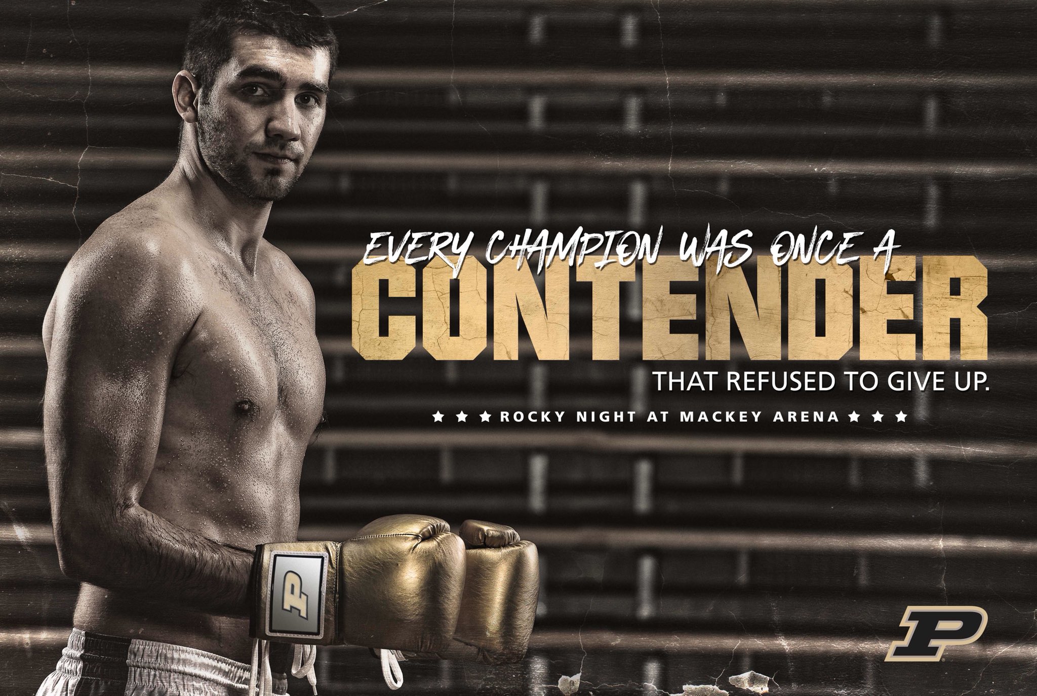 Purdue Men’s Basketball on Twitter: "#Rocky Poster night. Bring a