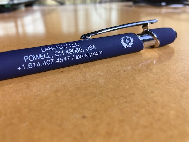laballyceo's tweet image. Lab-Ally is celebrating 5 years in business. Tweet something nice about us or our lab-ally.com/products/ and we will snd you a free commemorative pen! #CERF #RSpace #biobank