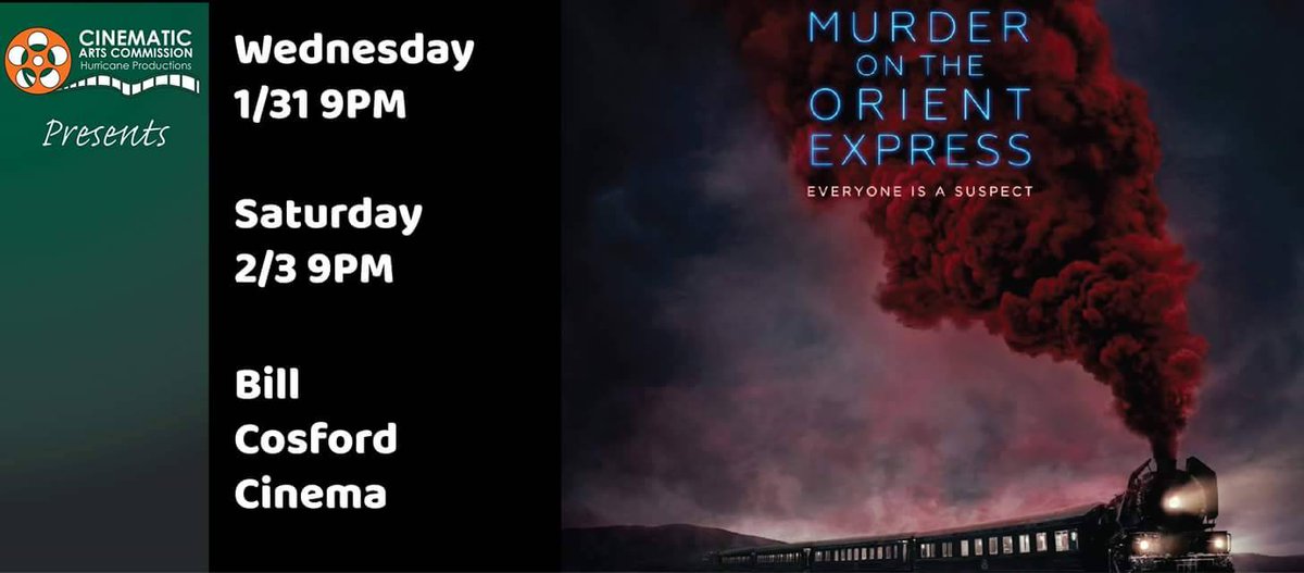 HPmiami's tweet photo. Catch Murder on the Orient Express TONIGHT 9PM and Saturday 9PM at the Cosford! 🎟️🎥 https://t.co/wTfYPtthdy