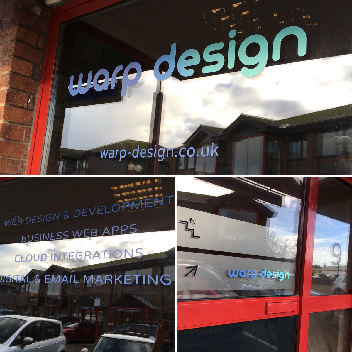 New signage all installed at our new HQ, the locals finally know we’ve arrived! 😂 Thanks to <a href="/SignworxUK/">Signworx Ltd</a> for awesome graphics production