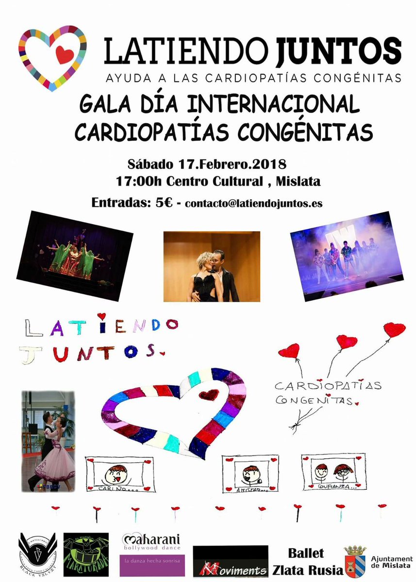 BckVelvet's tweet photo. El próximo 17 de febrero vamos a participar en una gala benéfica donde todo el dinero recaudado será para los niños con cardiopatías congénitas.
Si queréis ayudar a una buena causa, os esperamos allí. https://t.co/wyv96IoZmg