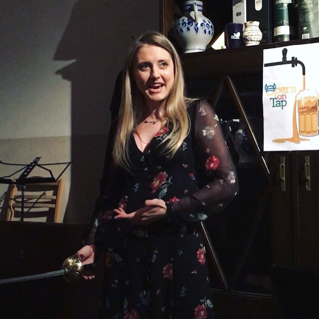 OOT_Hamburg's tweet photo. Looking back to our #vonadeligemgeschlecht show last Thursday at #mathildebarottensen here’s Sashell Beck singing Anne Boleyn by #libbylarsen and #queenofhearts by @brookederosa #ofnoblebirth #operaontap #operaontaphamburg #opera #operasingers https://t.co/HApYNmglCT
