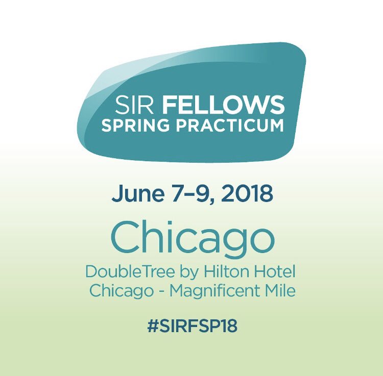 JoyatSIR's tweet photo. IR Fellows: If your discount code does not work when registering for #SIRFSP18 make sure that u don’t have a blank space after the code. What discount code??? Ask your #APDIR program director. https://t.co/f9EoY6E6nX https://t.co/SQ3ww3sbR4