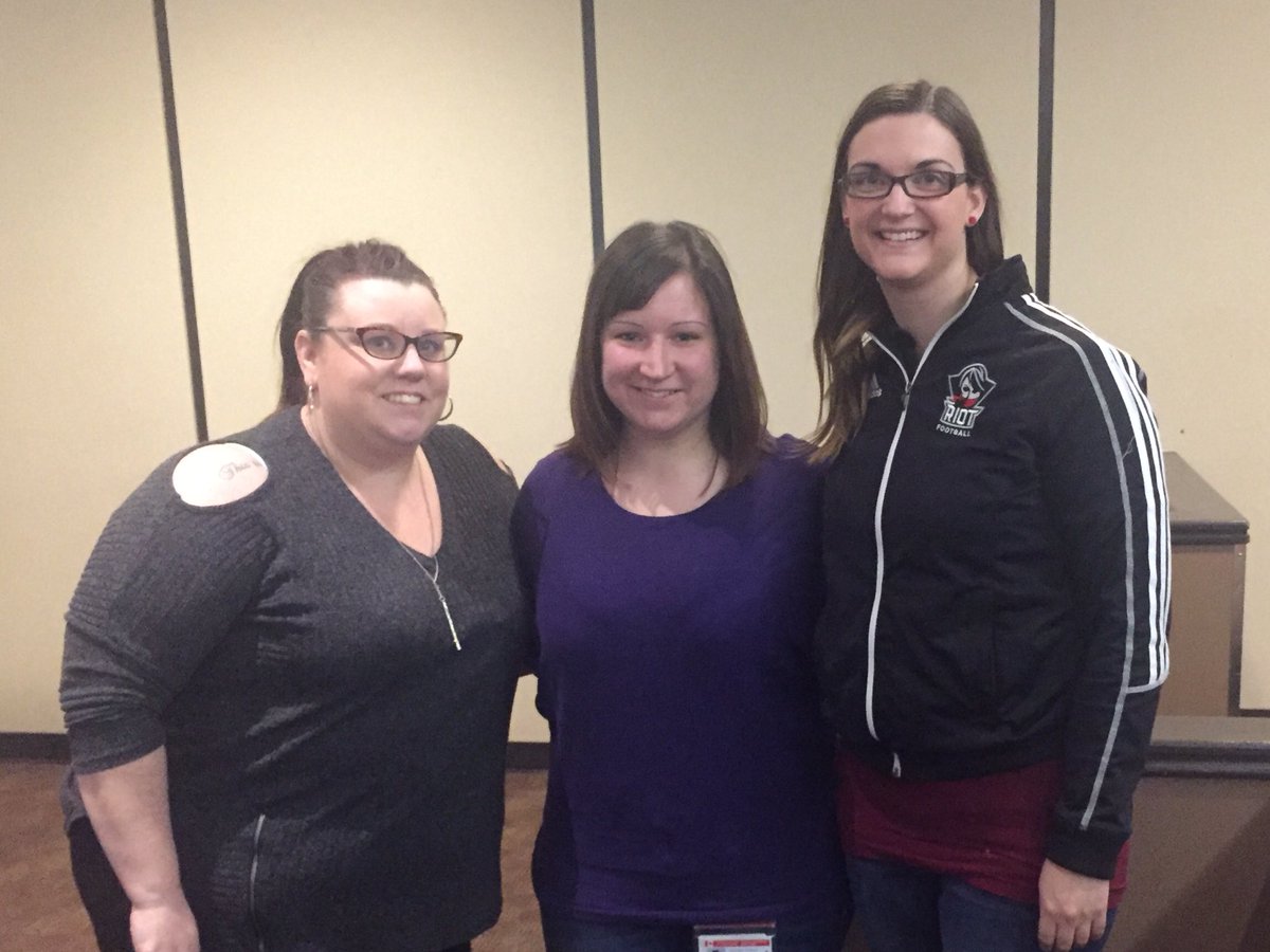 ReginaRiot's tweet photo. Members of the Riot Support Staff we’re excited to be in attendance at Regina’s 1st Sask Sports Marketing Summit. What a great event! Thanks @SaskMarketing! #SSMS18 https://t.co/u4Et02DwHN