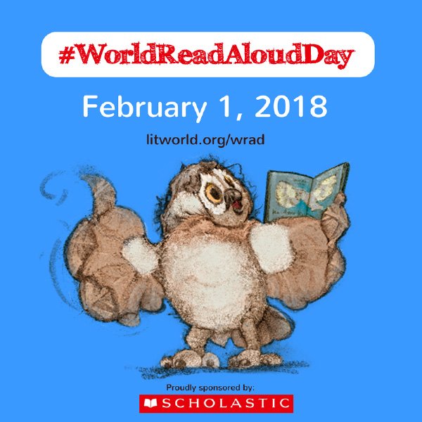 ParksideReading's tweet photo. Tomorrow is #WorldReadAloudDay!  I can't wait to read with @Clarkcontrady's students tomorrow.  Thanks to all of the awesome @ParksideES teachers who have volunteered to read, or who have arranged for guest readers in their classrooms!  #ReadingIsContagious https://t.co/W9dUjLdVv6