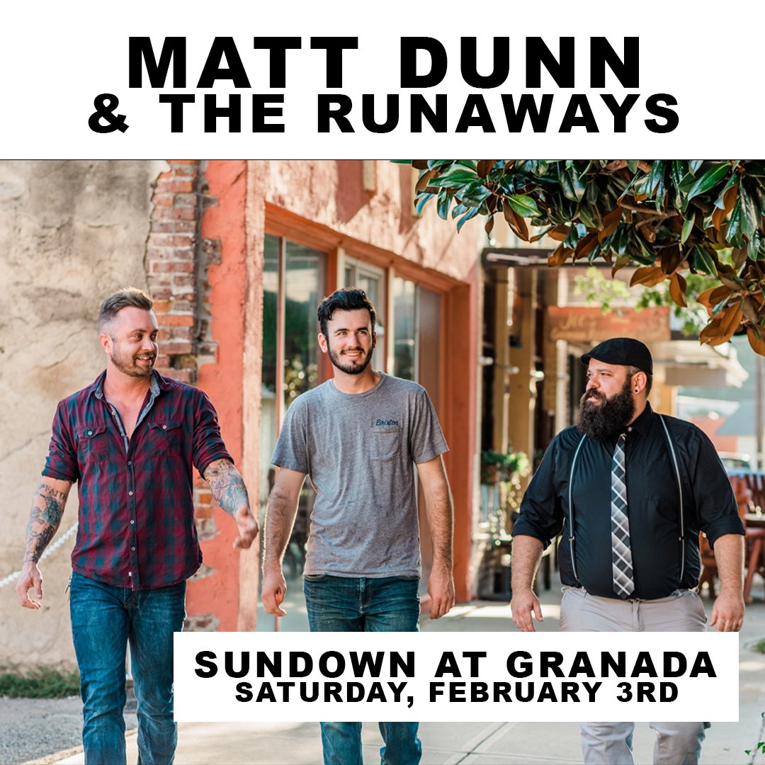 sundowndfw's tweet image. #MattDunnandTheRunaways have played with the likes of #CodyJinks, #JackIngram, #BartCrow, #MickyandtheMotorcars and more. Come see him live on our stage with @BrandonCallies &amp;amp; The American Revival this Saturday! 

There's still some tickets left → bit.ly/2AaQ8KP