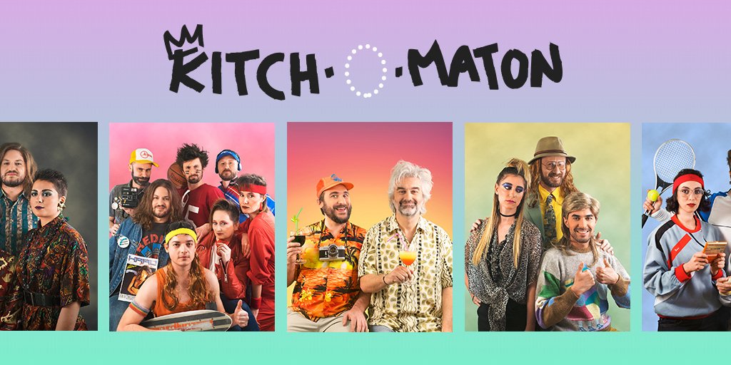 #kitch Tapez-vous l’incruste dans le #Kitchomaton : direction les années 80 en compagnie des membres de <a href="/lahautesociete/">La Haute Société</a> comme vous ne les avez jamais vus > kitchomaton.fr