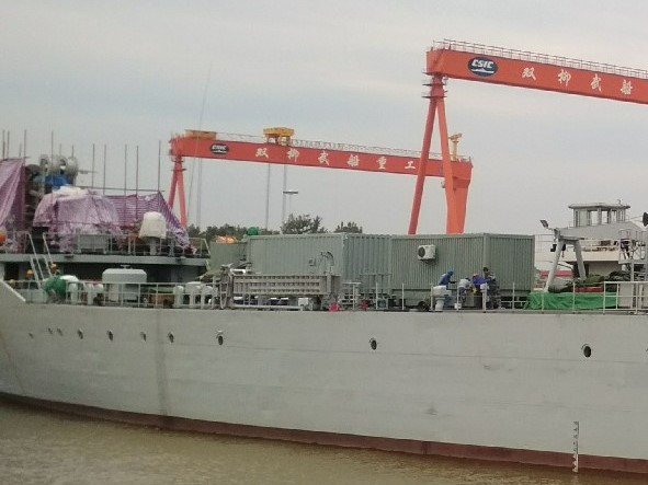 rajfortyseven's tweet photo. #China #PLAN testing #railgun on #YutingII class #Type72III #Haiyangshan #936. Pics via Hongjian/CDF https://t.co/RFmmwYodVy