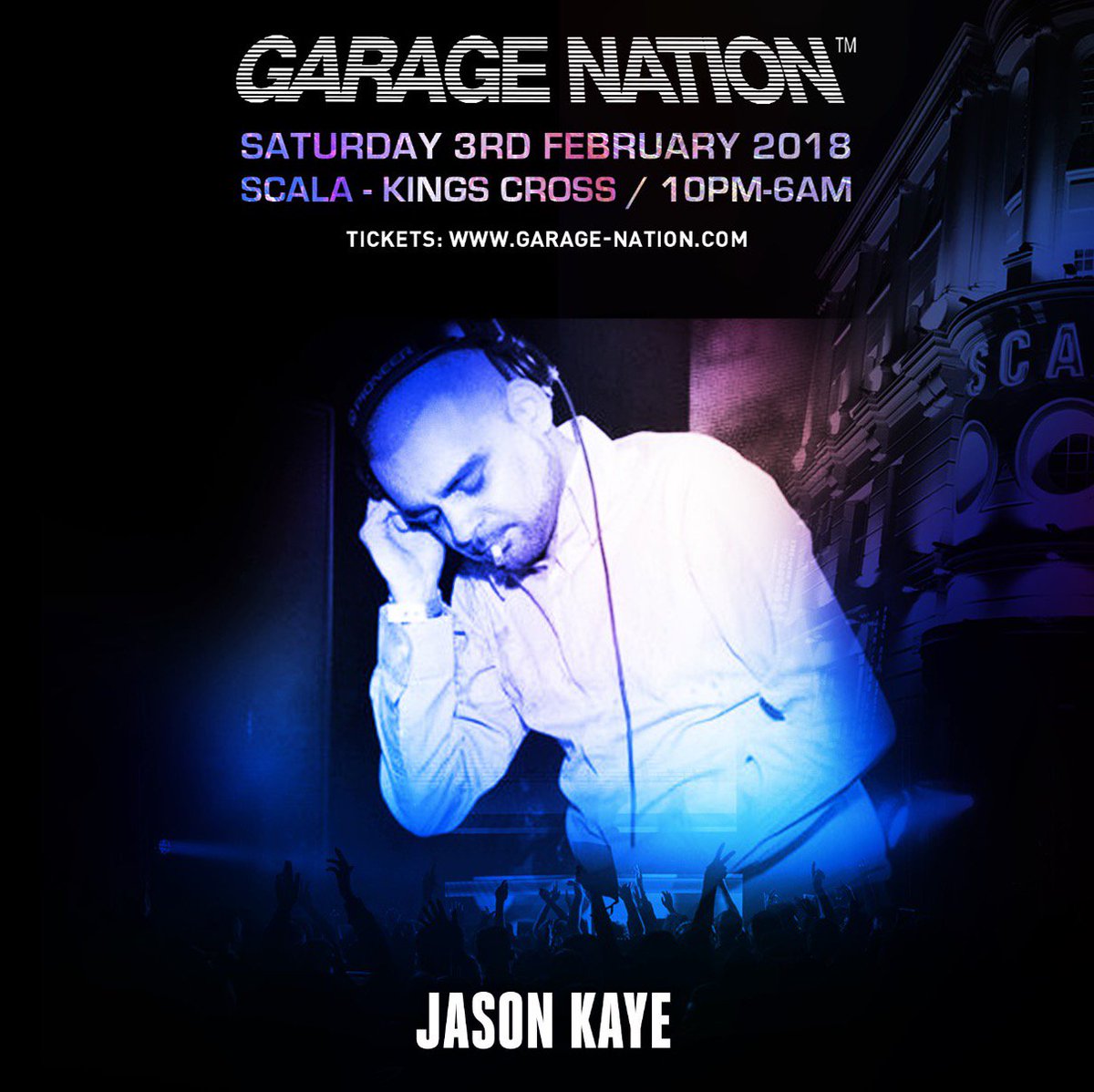 garagenation's tweet image. Catch @DJJasonKaye at Garage Nation at @ScalaLondon this Saturday! Final Tickets: garage-nation.com/London