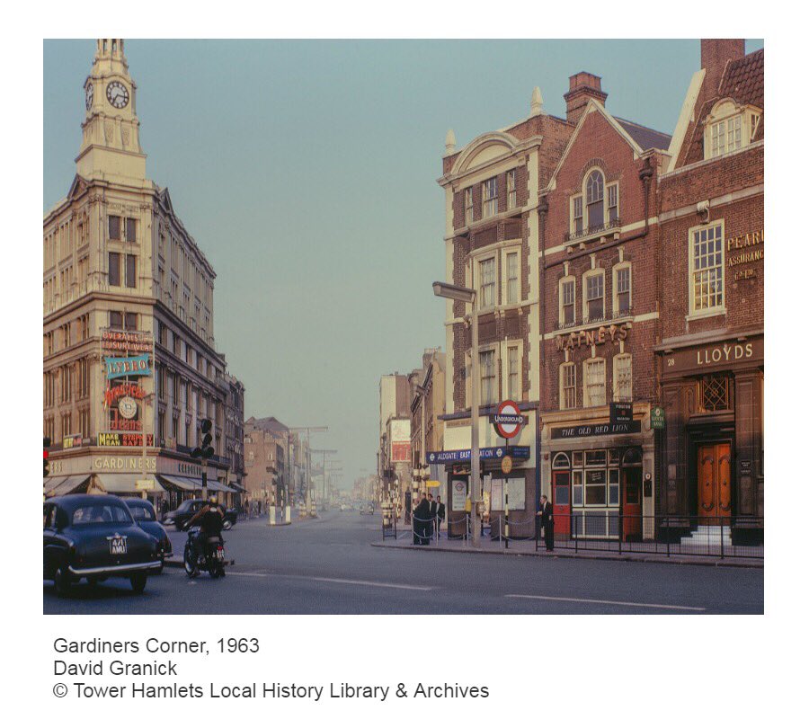 This extraordinary photo was taken by David Granick in 1963. Granick took some of the earliest colour photos of the East End.

An exhibition of his work gets underway on Saturday at <a href="/LBTHArchives/">Tower Hamlets Archives</a>. Find out more at ideastore.co.uk/granick