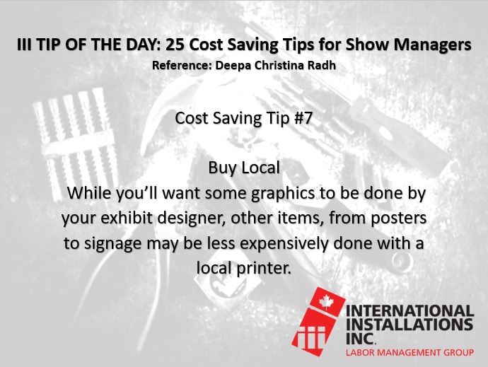 installit_iii's tweet photo. 25 Cost Saving Tips -Tip #7
#installittip #installerhack #tradeshowtips #tradeshow #tradeshows #tradeshowlife

Install it with III: http:https://t.co/vSszPsLcdi

Follow. Like. Comment. Share. https://t.co/8xuqTm7C2w