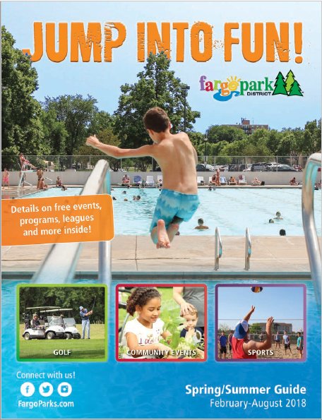 FargoParks's tweet image. The new &amp;amp; improved Spring-Summer Guide for 2018 has officially been sent to your mailbox. Be sure to check out all the great info regarding classes, events, leagues &amp;amp; more! ow.ly/VbYD30i64tg #FargoParks #ILoveFargo #AlmostSpringTime