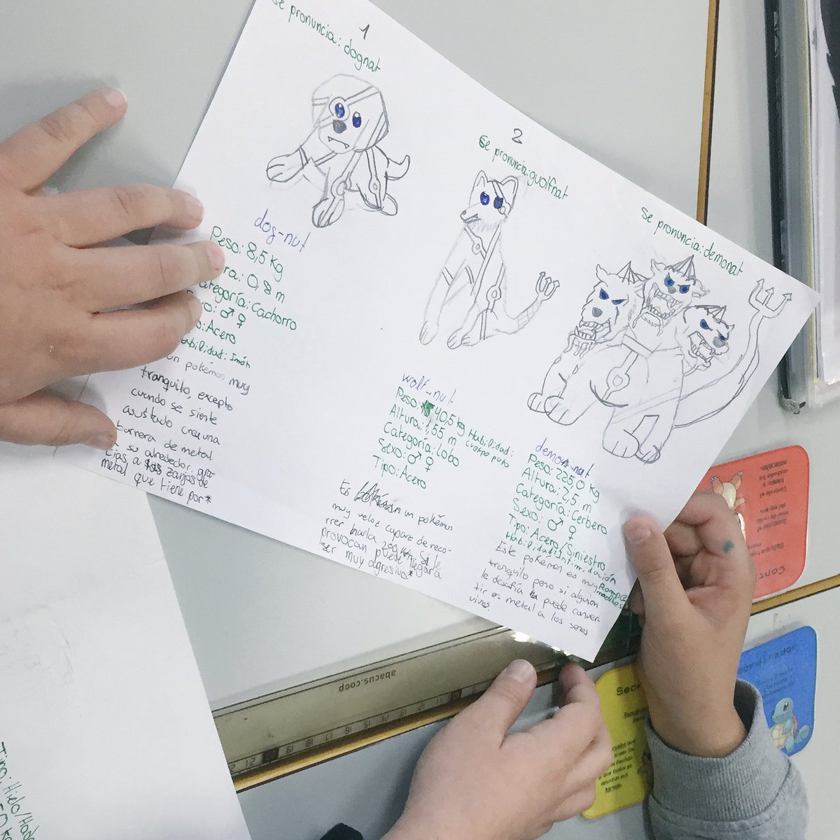 OrestesAllueva's tweet photo. comienzan las reuniones entre alumnos, lluvia de ideas y los primeros bocetos! nuevo proyecto abp relacionado con #pokemaths is coming! https://t.co/tzO423Z8xs