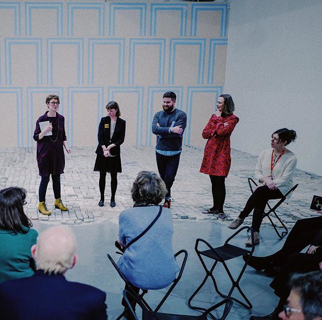joelafferty's tweet photo. At the Outset Scotland event with @kirstie.skinner in conversation with @KateVrobertson @bethbate @eoindara and Sarah Derrick #ThisMessIsKeptAfloat @DCAdundee
_______________________________________________________
#helloDCA #contemporaryart #dundee #… https://t.co/l11FpI2WV4 https://t.co/Mn55jrGHD4
