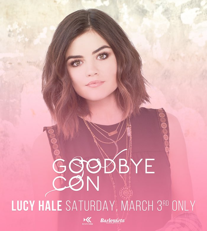lucyhale's tweet photo. I'm coming to Milan March 3rd for the #GoodbyeCon and I'm so excited! #KineticVibe @Kinetic_Vibe Ci vediamo lì! https://t.co/ymVNCMGnQl https://t.co/CeRBy5Nroa