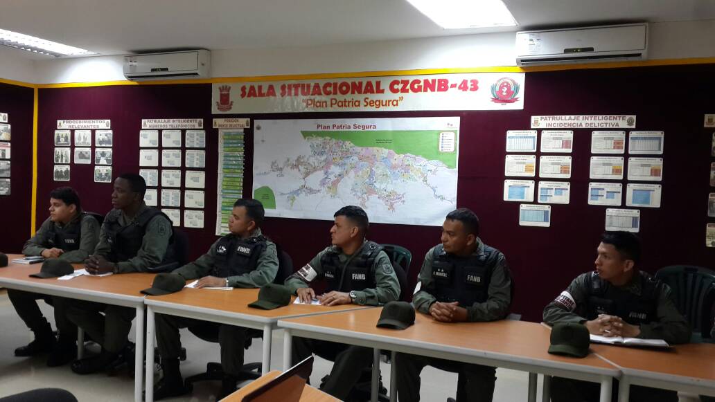 vipreseg's tweet photo. #Ahora | Desde el Comando de Zona N°43 del Distrito Capital de la GNB se realiza reunión con los responsables de los Cuadrantes de Paz del Distrito Capital y Miranda, como parte de la inspección que realiza el @MIJPVenezuela #TodosQueremosDiálogoYPaz https://t.co/hH7v29Tl95