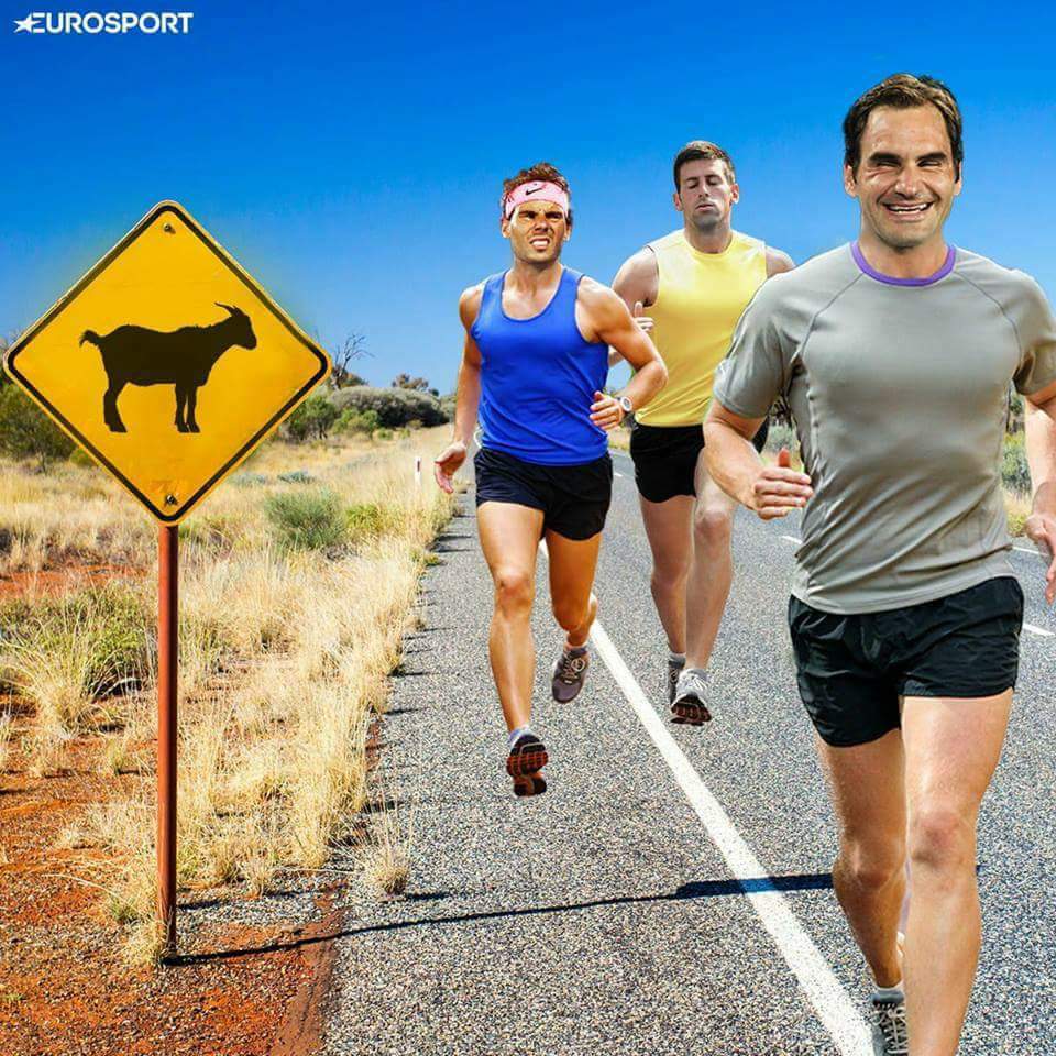 Phil_Broughton's tweet photo. @rogerfederer is the #GOAT #ATP #AustralianOpen2018 https://t.co/4HifSQCUfo