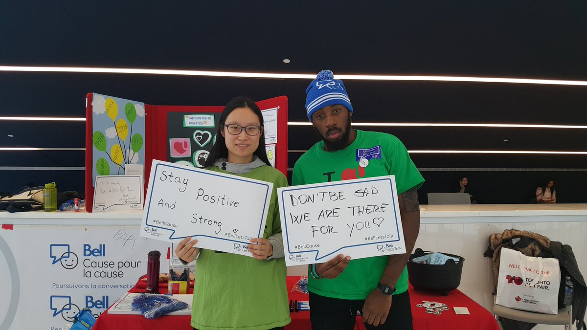 GLCounselling's tweet photo. Thank you @GlendonCampus students for participating in #BellLetsTalk #BellCause today!! Ensemble nous pouvons mettre fin à la stigmatisation! 😃 https://t.co/nljvITiK3L