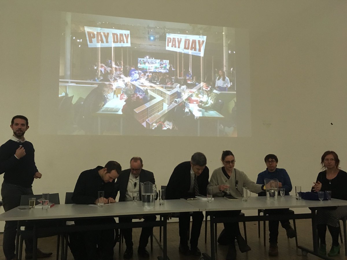 ProfJenHarvie's tweet photo. Delighted to be @NickHernBooks book launch📚 🚀 of @MetisProjects #WorldFactory by #ZoeSvendsen #SimonDaw & collaborators. Impressive questions about & forms for addressing #capitalism #FastFashion #ethics https://t.co/8MKJiQCBU5