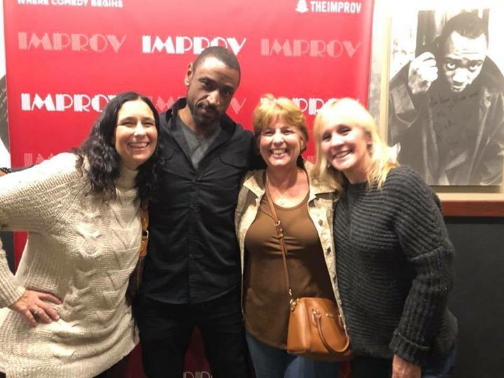 4karmel's tweet photo. Props to Scott Martin and the @BreaImprov for a super #dope show. The homie Craig Phillip Conant set a great table for all comics. Great working with Daryl Kamack and Taylor Williamson. Thx to Stacy fam for coming out! #Laffstyle https://t.co/103kXmbdE4
